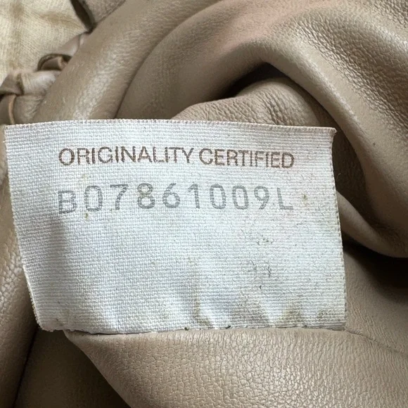 Taupe Woven Leather Clutch - Picture 9 of 14